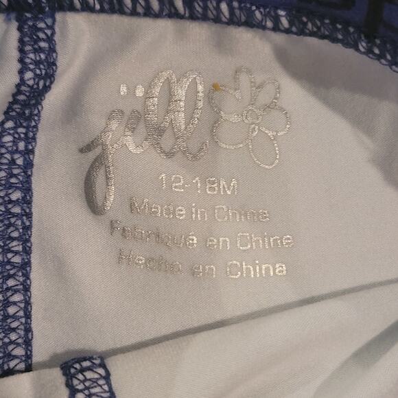 Jill Yoga Track Suit Outfit Blue Teal Ombre Jacket and Pants Set Full Zip - Picture 9 of 10